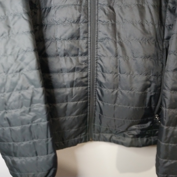 Men's Quilted Dark Blue Puffer Jacket - Picture 4 of 10